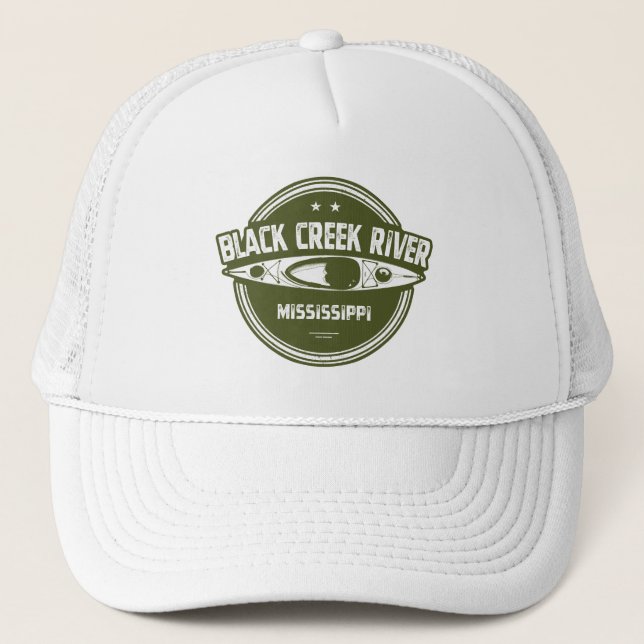 Casquette Rivière Black Creek Mississippi Kayak (Devant)