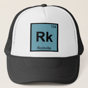 Casquette Rk - Rockville Maryland Chimie Tableau Périodique