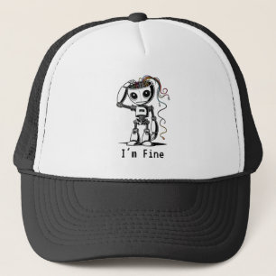 Casquette Robot cassé - Je vais bien