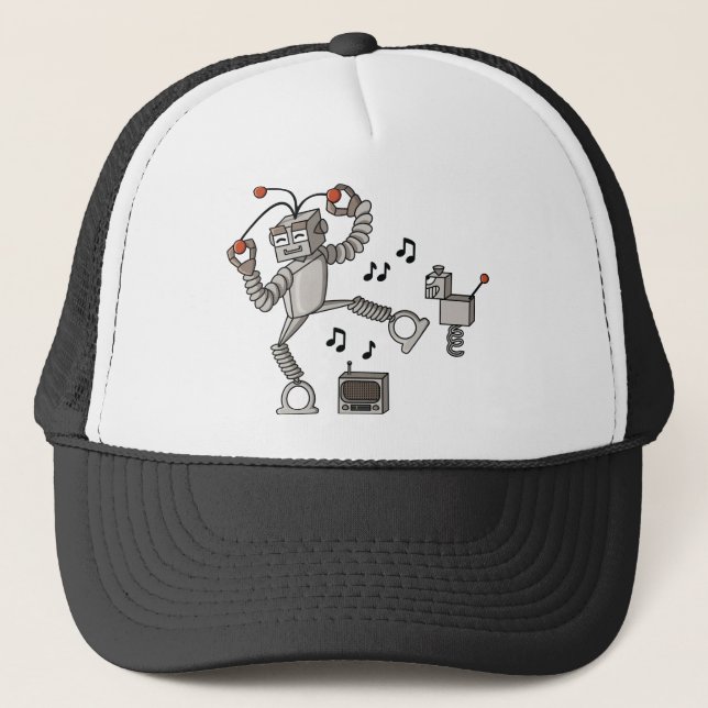 Casquette Robot de danse (Devant)