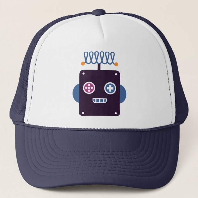 Casquette Robot de hippie (Devant)