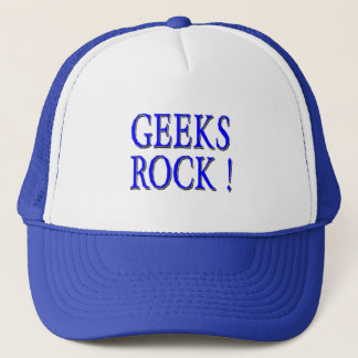 Casquette Roche de geeks !  Bleu