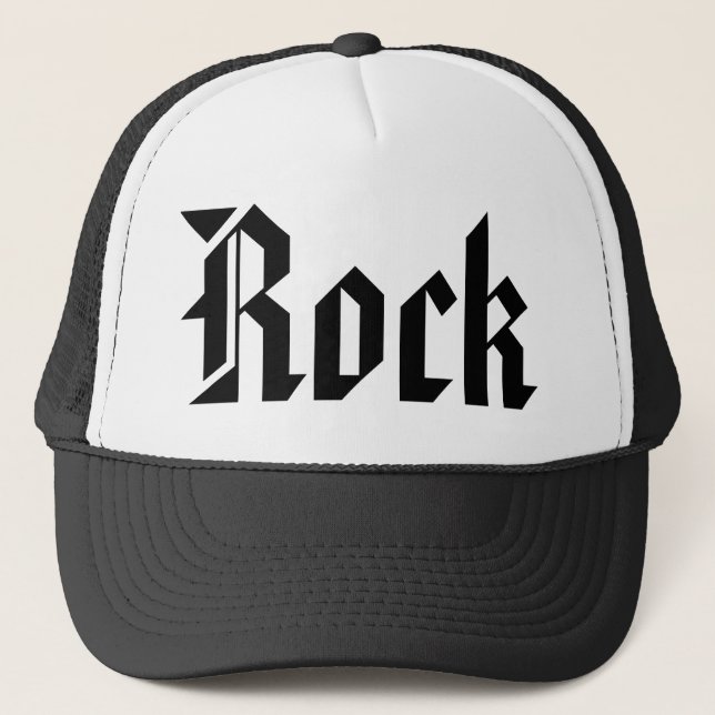 Casquette Rocher - Anarchie - Chapeau de camion (Devant)