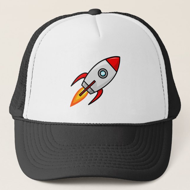 Casquette Rocketship de dessin (Devant)