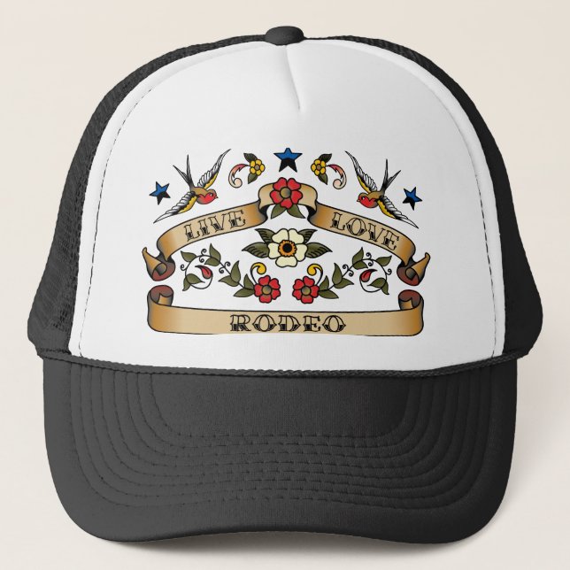 Casquette Rodéo vivant d'amour (Devant)