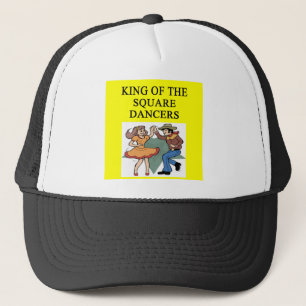 Casquette roi de la danse carrée