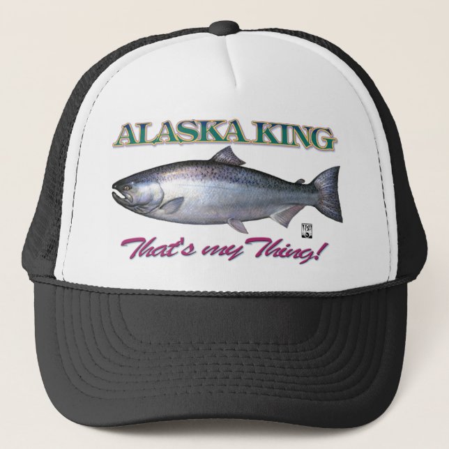 Casquette Roi de l'Alaska qui est ma chose ! (Devant)