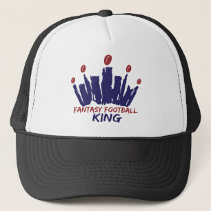 Casquette Roi du football d'imaginaire