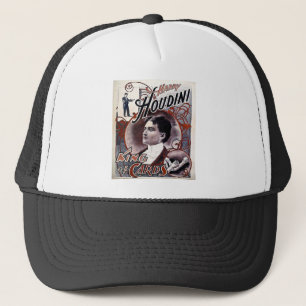 Casquette Roi vintage de Harry Houdini de publicité de