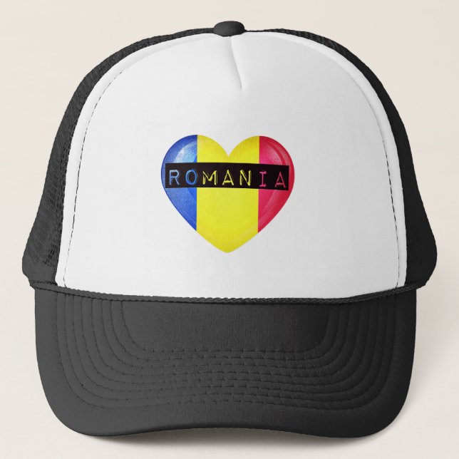 Casquette Romania Heart (Devant)