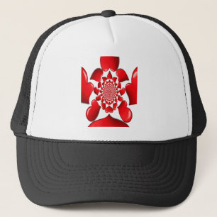 Casquette Romantique Red Hearts Art Motif Imprimer
