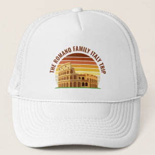 Casquette Rome Italie Voyage en famille Colisée Coucher de s