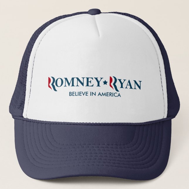 Casquette Romney/Ryan 2012 - croyez à l'Amérique (Devant)