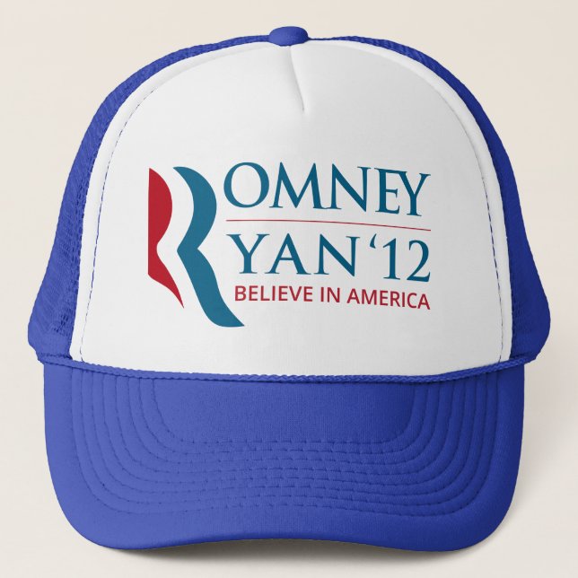 Casquette Romney / Ryan 2012 pour le président et vice-prési (Devant)