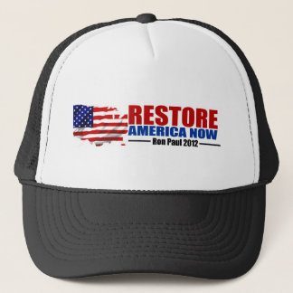 Casquette Ron Paul 2012 : Restauration Amérique maintenant