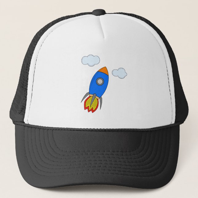 Casquette Roquette de dessin (Devant)