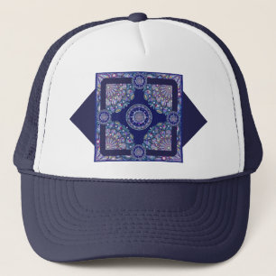 Casquette Rosace bleue