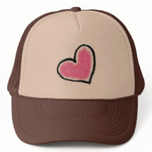 Casquette ROSE de COEUR