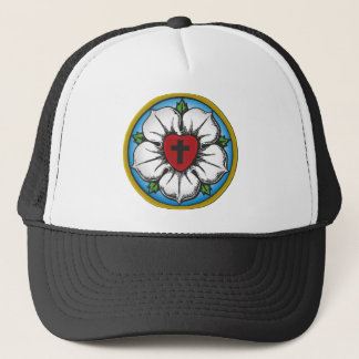 Casquette rose de luther