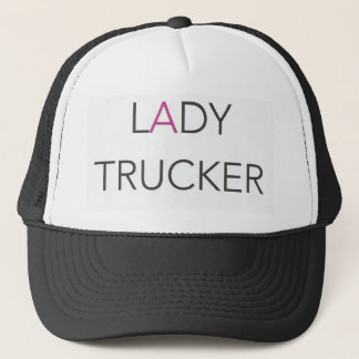 Casquette rose de Madame Trucker Etats-Unis