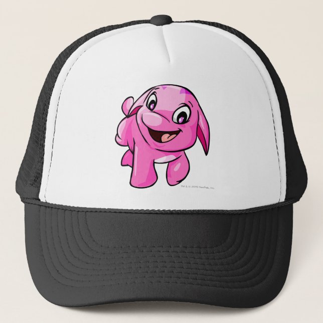 Casquette Rose de Poogle (Devant)