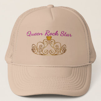 Casquette rose d'or de la Reine Rockstar