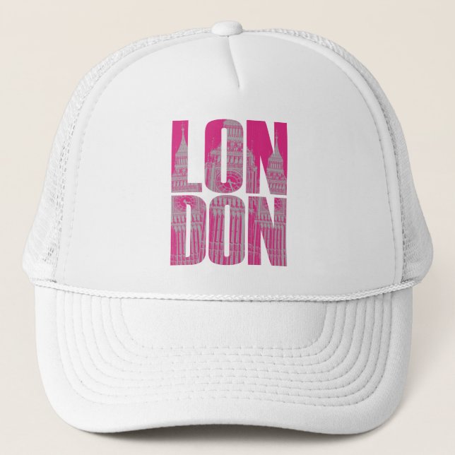 Casquette Rose Londres (Devant)