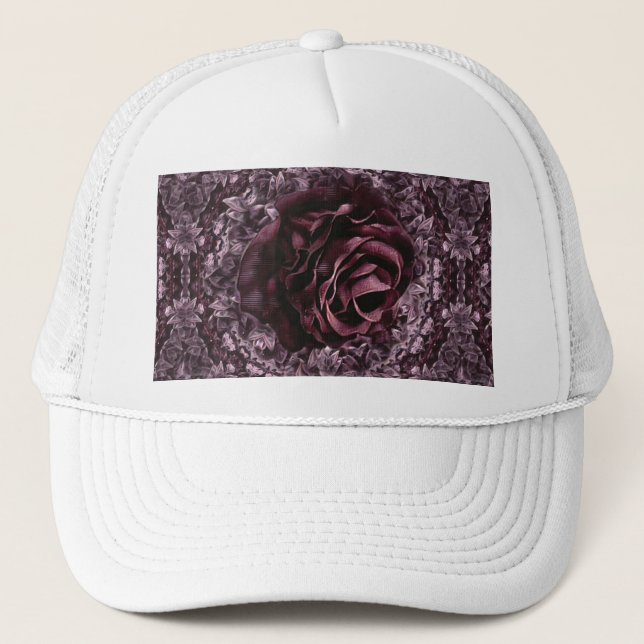 Casquette Rose Mandala  (Devant)