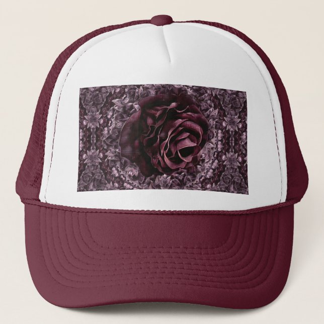 Casquette Rose Mandala (Devant)