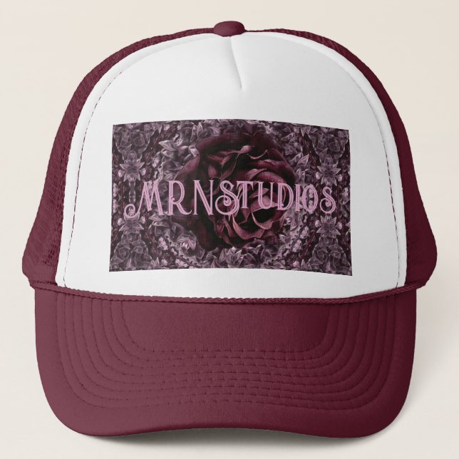 Casquette Rose Mandala (Devant)