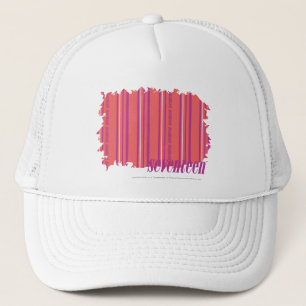Casquette Rose mince 2 de rayures