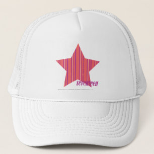 Casquette Rose mince 4 de rayures