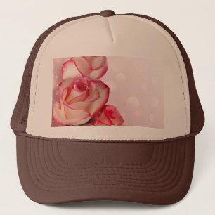 Casquette Rose rose clair personnalisable avec capuchon marr