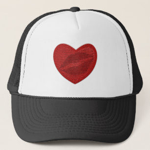 Casquette Rouge à lèvres rouge