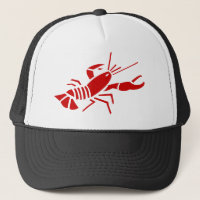 Casquette rouge de camionneur de homard