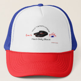 Casquette Rouge ventre noir