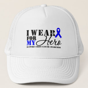Casquette Ruban bleu de héros de cancer du colon
