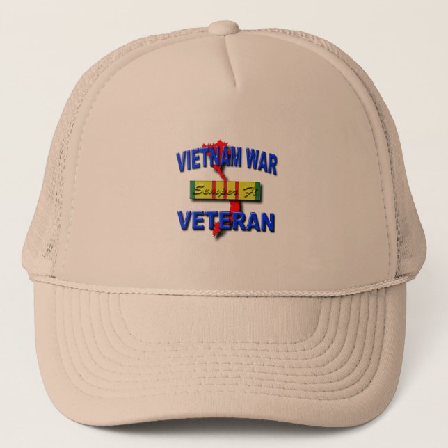 Casquette Ruban de service de combattant de Vietnam, Semper (Devant)