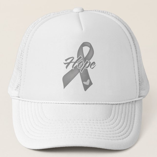 Casquette Ruban Hope - Cancer du cerveau (Devant)