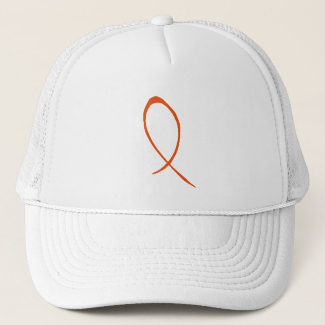 Casquette Ruban orange (Devant)