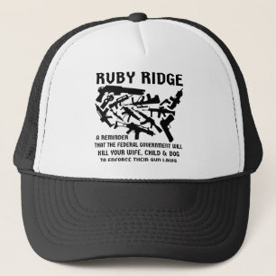 Casquette Ruby Ridge Un Rappel Les Fédéraux Tueront Votre