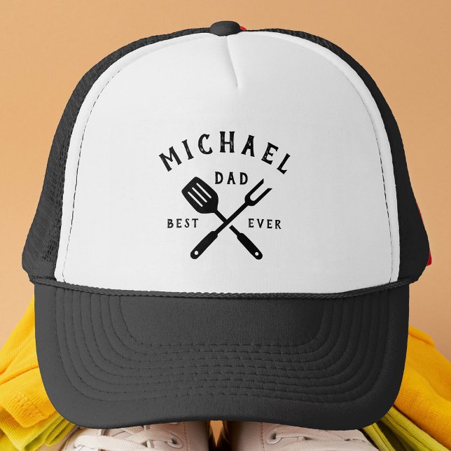 Casquette Russe moderne Personnalisé MEILLEUR PÈRE JAMAIS Fê (Créateur téléchargé)
