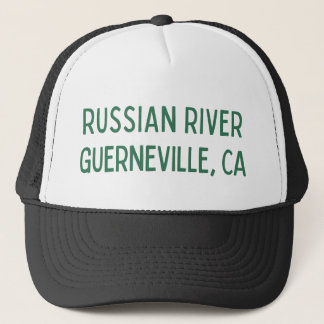 Casquette RUssian river, Guerneville, CA chapeau de camionne