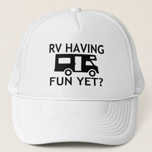 Casquette Rv ayant l'amusement pourtant le jeu de mots drôle (Devant)