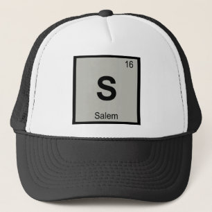 Casquette S - Salem Oregon Chimie Symbole du tableau périodi
