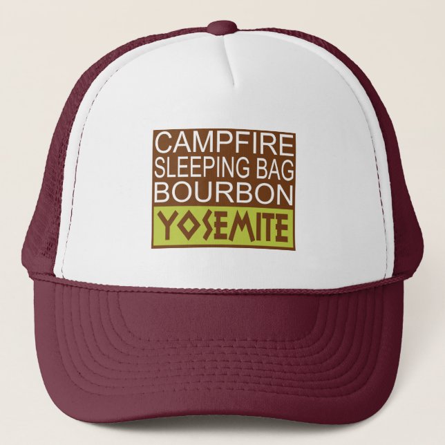 Casquette Sac couché de feu Bourbon Yosemite (Devant)