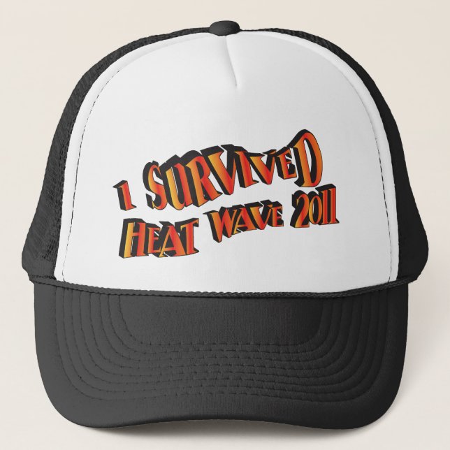 Casquette Sac de survivant de la vague de chaleur 2011 (Devant)