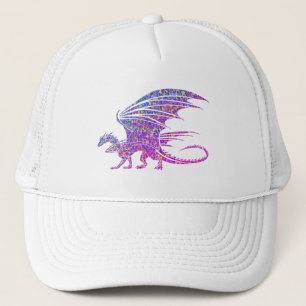 Casquette Sac fourre-tout d'accentuation violet de dragon de