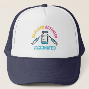 Casquette Sac vacciné contre le COVID éducatif