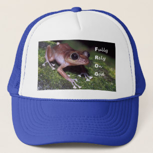 Casquette sage de grenouille